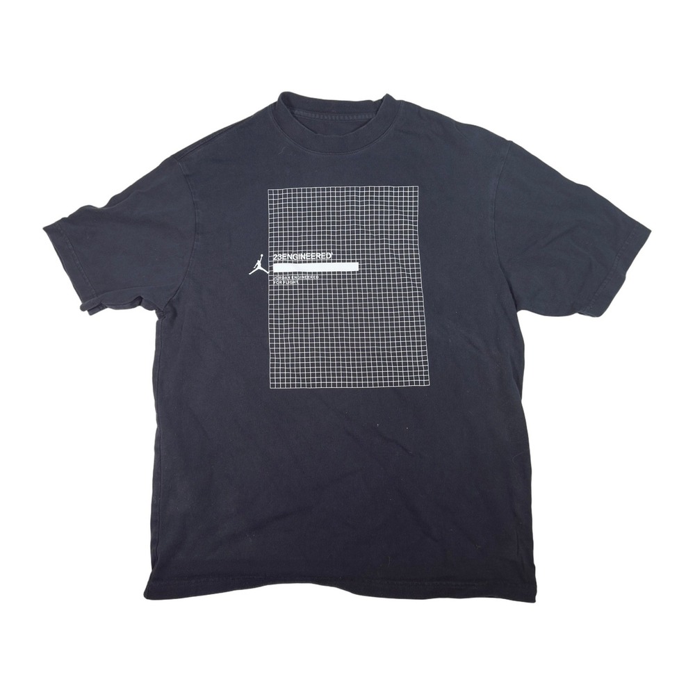 Jordan Engineered For Flight Graphic T Shirts Black Mens Size Medium